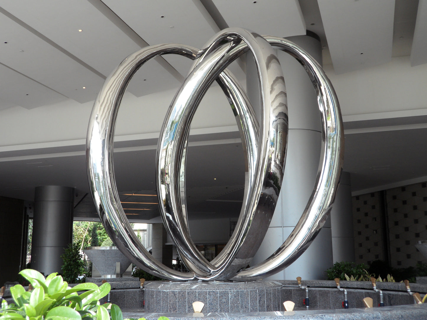 Flow Ring Stainless Steel Sculpture