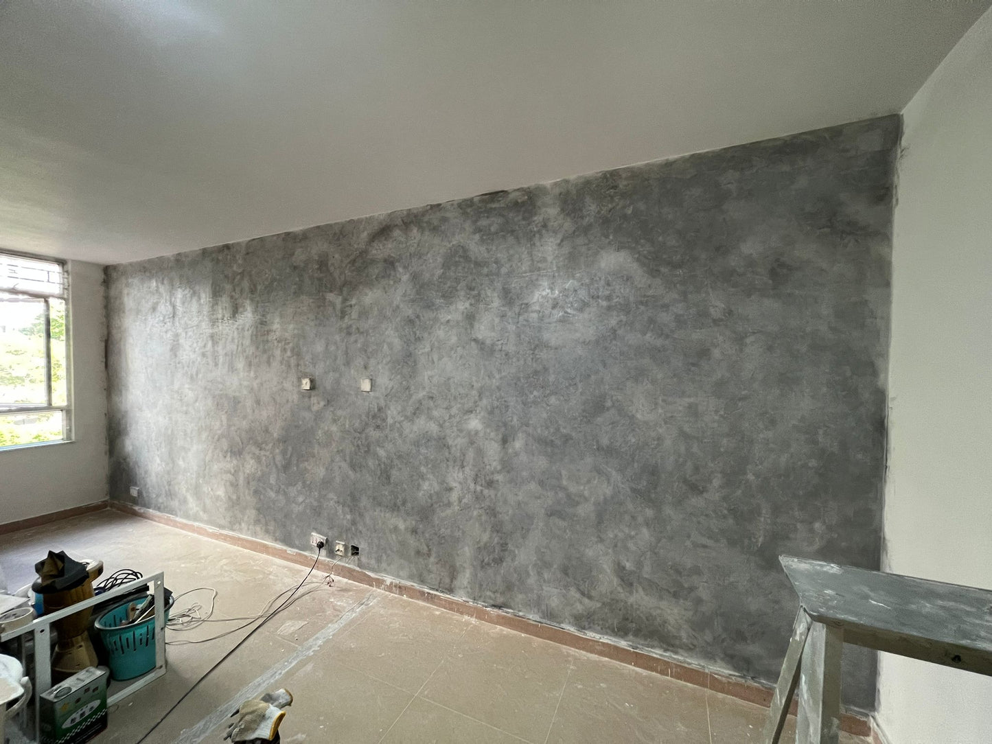 Artificial Marble Patterned Wall｜Light Grey 02