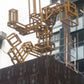 Stainless Steel Pixel Robot Sculpture
