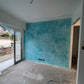 Artificial Marble Patterned Wall｜Sky Blue