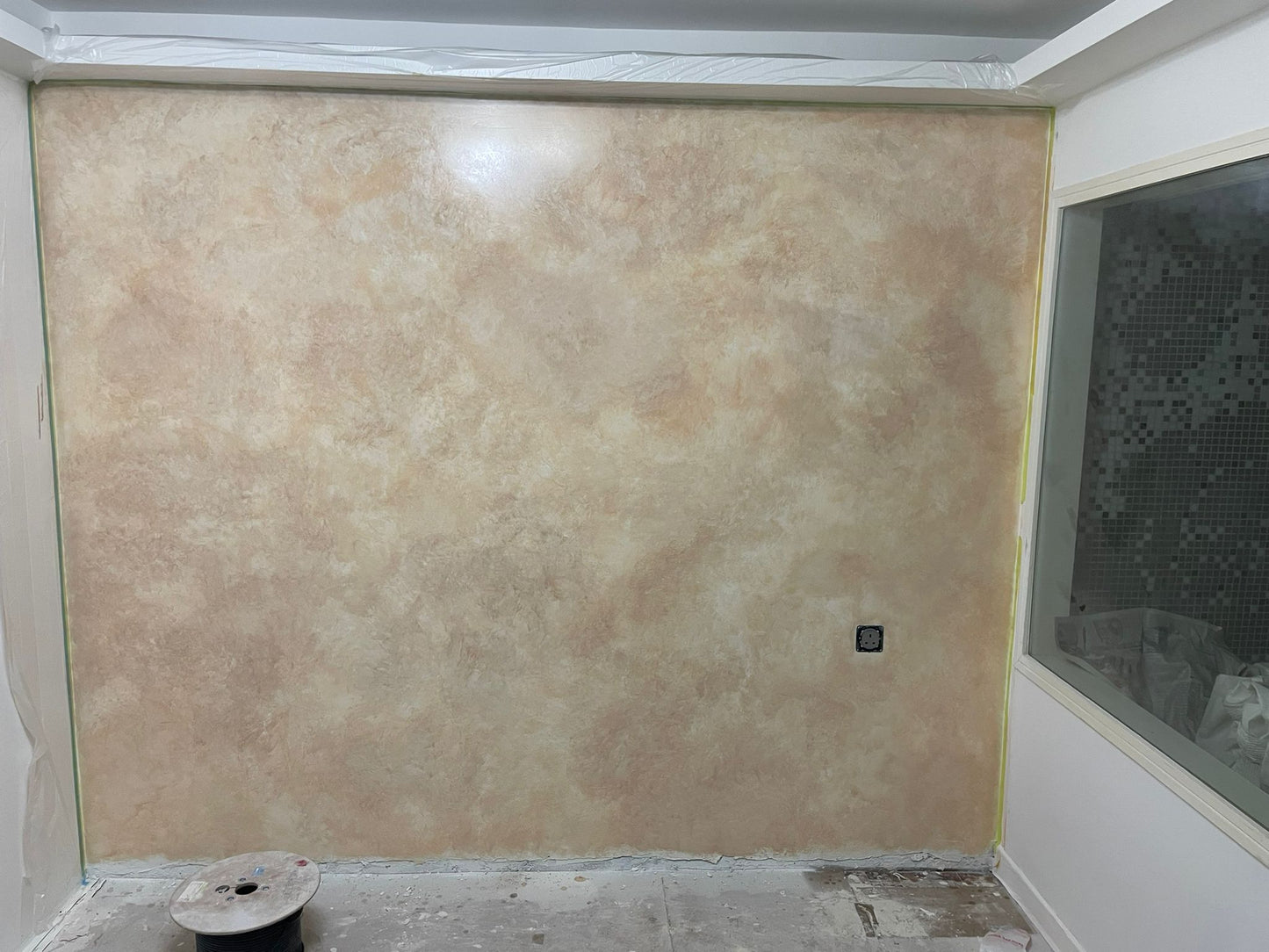 Artificial Marble Patterned Wall｜Khaki